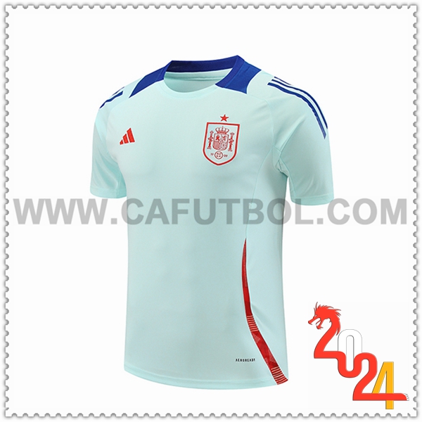 Camiseta Entrenamiento España Azul Claro 2024 2025 -02