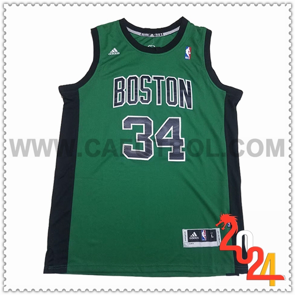 Camisetas NBA Boston Celtics (PIERCE #34) 2024/25 Verde/Negro