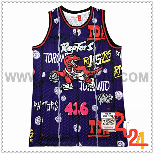 Camisetas NBA Toronto Raptors (CARTER #15) 2024/25 Violeta