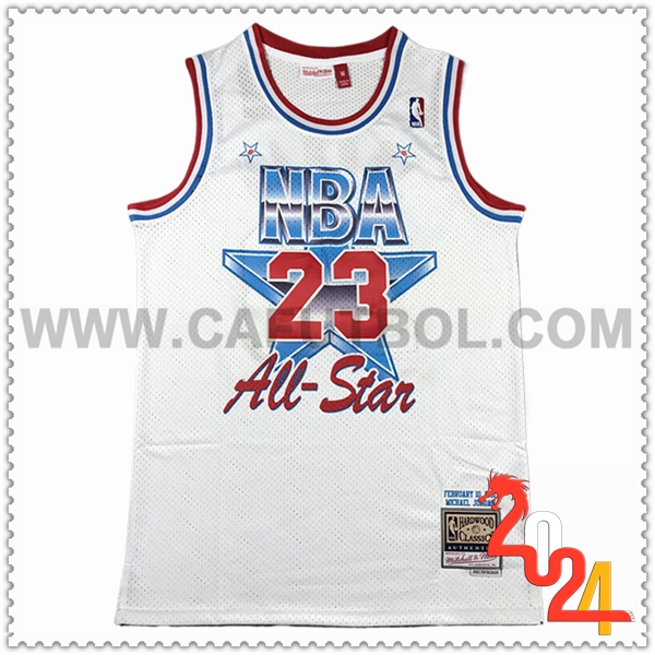 Camisetas NBA American All-Star (JORDAN #23) 2024/25 Blanco/Rojo/Azul