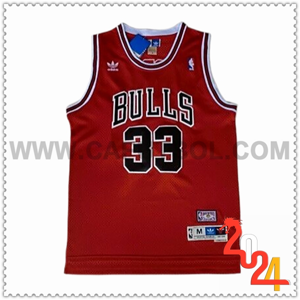 Camisetas NBA Chicago Bulls (PIPPEN #33) 2024/25 Rojo