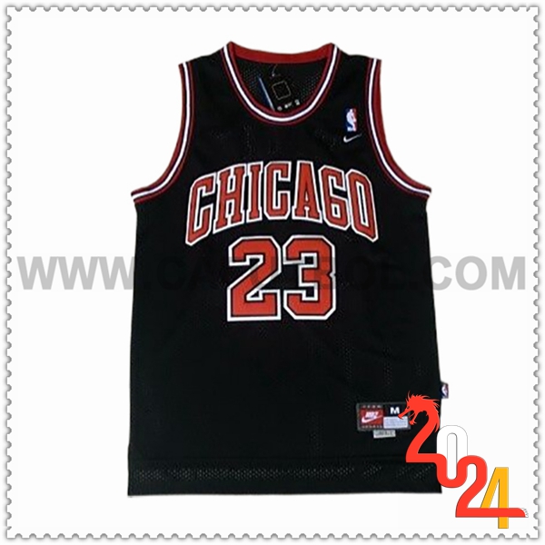 Camisetas NBA Chicago Bulls (JORDAN #23) 2024/25 Negro/Rojo