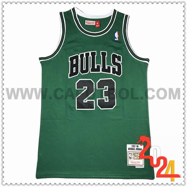 Camisetas NBA Chicago Bulls (JORDAN #23) 2024/25 Verde