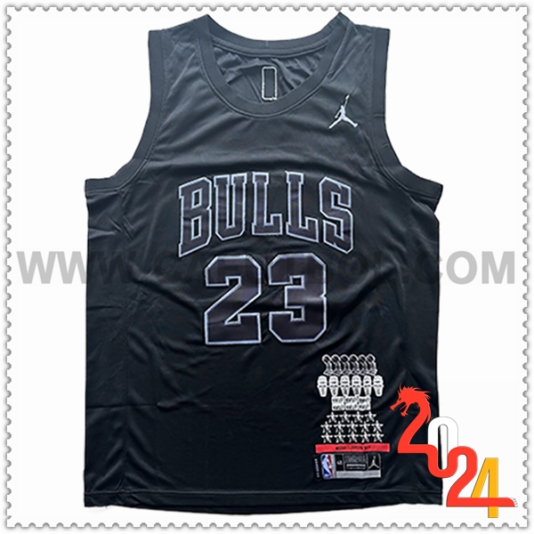 Camisetas NBA Chicago Bulls (JORDAN #23) 2024/25 Negro -02