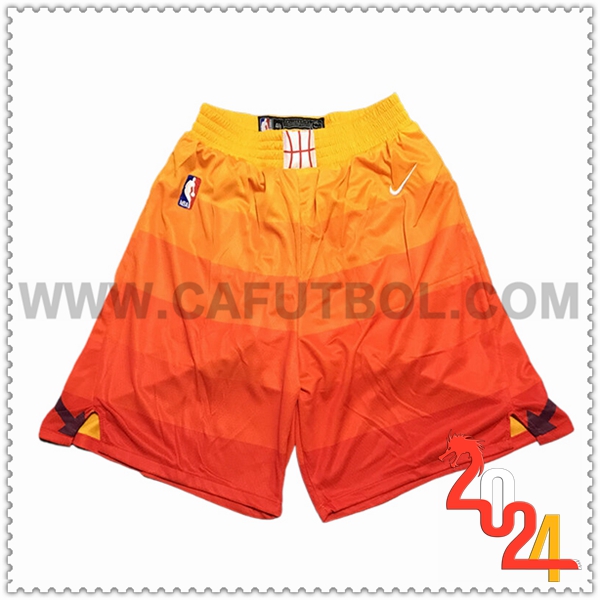 Cortos NBA Utah Jazz 2024/25 Naranja