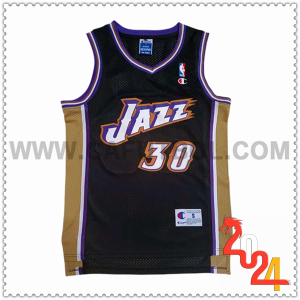 Camisetas NBA Utah Jazz (ARROYO #30) 2024/25 Negro/Marrón