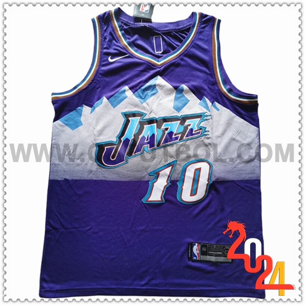 Camisetas NBA Utah Jazz (CONLEY #10) 2024/25 Violeta/Blanco