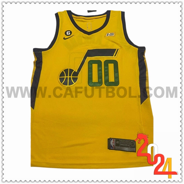 Camisetas NBA Utah Jazz (CLARKSON #00) 2024/25 Amarillo