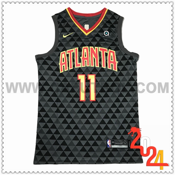 Camisetas NBA Atlanta Hawks (YOUNG #11) 2024/25 Negro