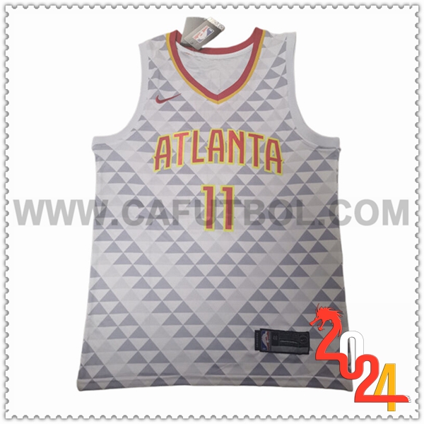 Camisetas NBA Atlanta Hawks (YOUNG #11) 2024/25 Blanco