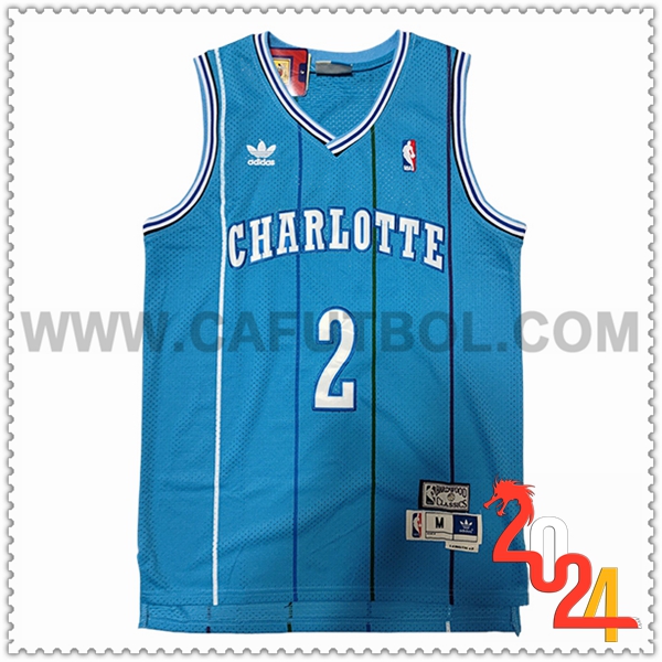 Camisetas NBA Charlotte Hornets (JOHNSON #2) 2024/25 Azul