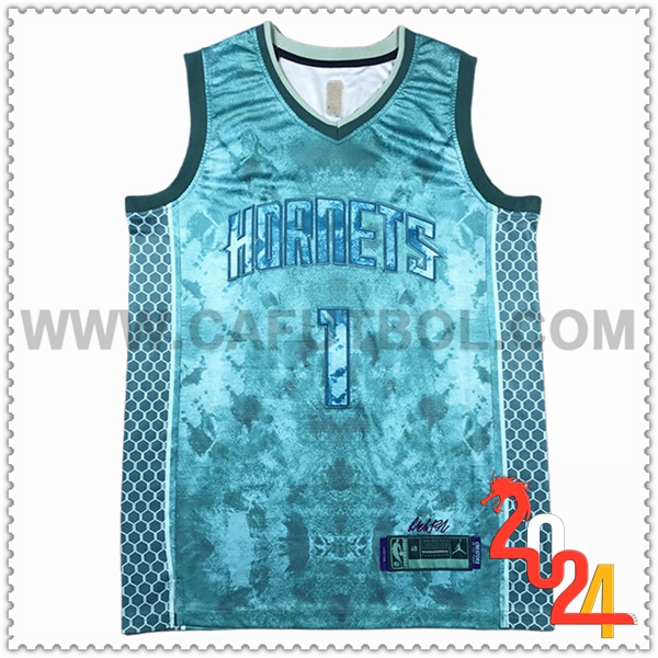 Camisetas NBA Charlotte Hornets (BALL #1) 2024/25 Verde