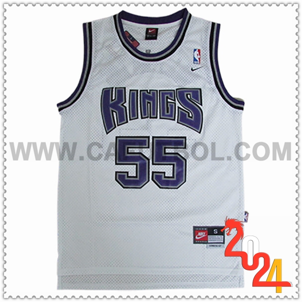 Camisetas NBA Sacramento Kings (WILLAMS #55) 2024/25 Blanco/Violeta