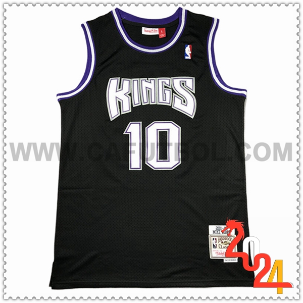 Camisetas NBA Sacramento Kings (BIBBY #10) 2024/25 Negro/Blanco