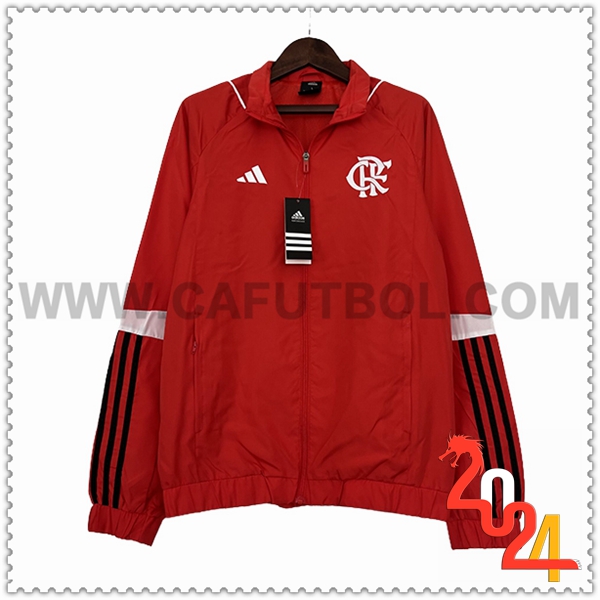 Rompevientos Flamengo Rojo 2024 2025