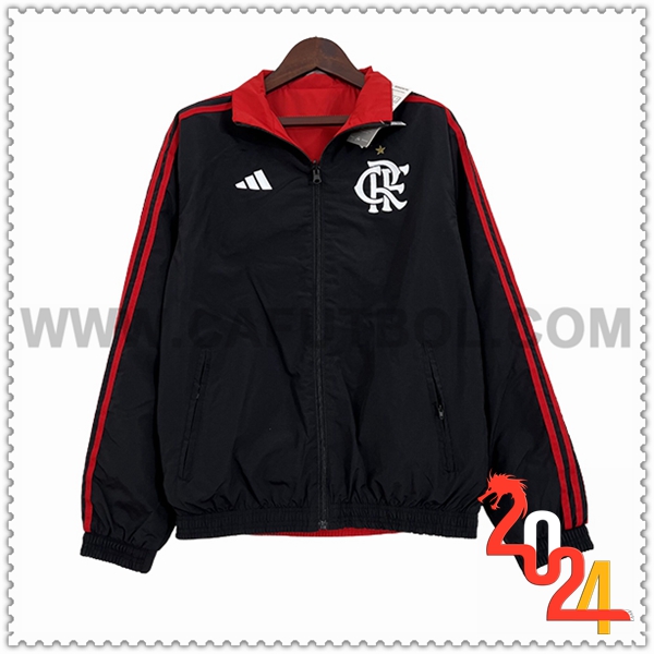 Rompevientos Flamengo Negro/Rojo 2024 2025 -02