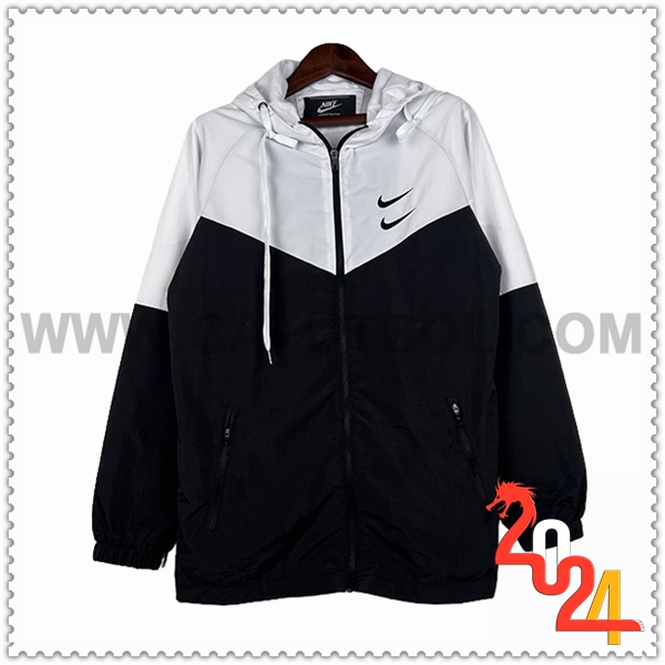 Rompevientos Nike Negro/Blanco 2024 2025 -03