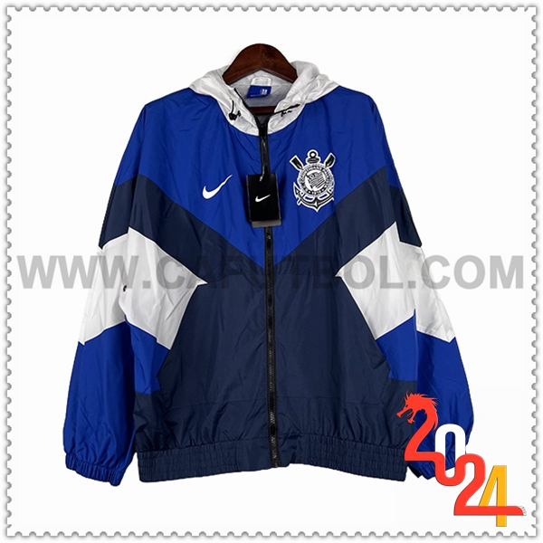 Rompevientos Corinthians Azul/Blanco 2024 2025