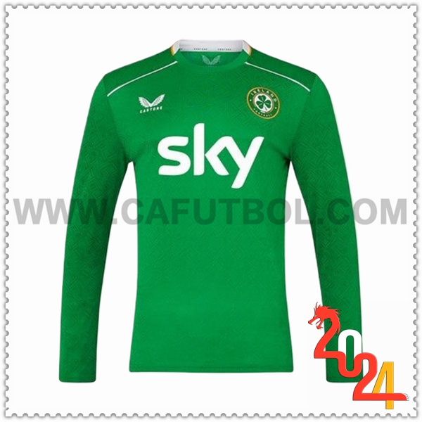 Primera Nuevo Camiseta Equipo Irlanda Mangas largas 2024 2025