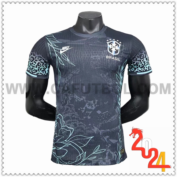 Camiseta Equipo Brasil Negro Edicion especial 2024 2025