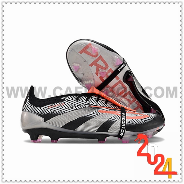 Adidas Zapatos Futbol Predator Elite Tongue FG Negro/Gris -02