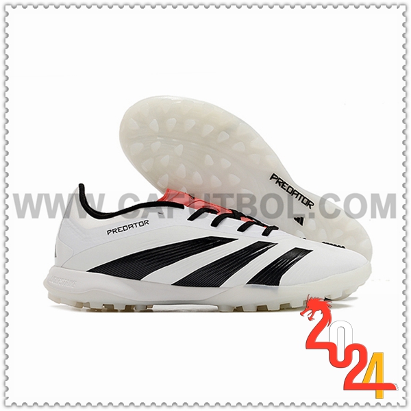 Adidas Zapatos Futbol PREDATOR 24 ELITE TF BOOTS39 Blanco/Negro