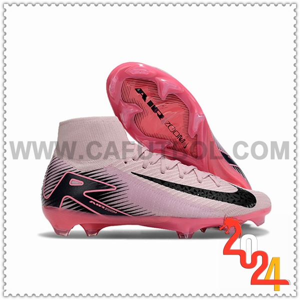 Nike Zapatos Futbol Air Zoom Mercurial Superfly IIX Elite FG Rosa/Negro