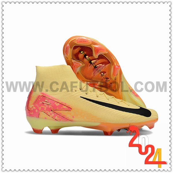 Nike Zapatos Futbol Air Zoom Mercurial Superfly IIX Elite FG Amarillo/Naranja/Negro