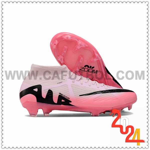 Nike Zapatos Futbol Air Zoom Mercurial Superfly IX Academy FG Rosa/Negro