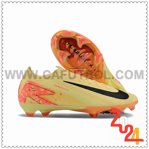 Nike Zapatos Futbol AIR Zoom Mercurial Vapor 16 Elite XXV FG Amarillo/Naranja/Negro