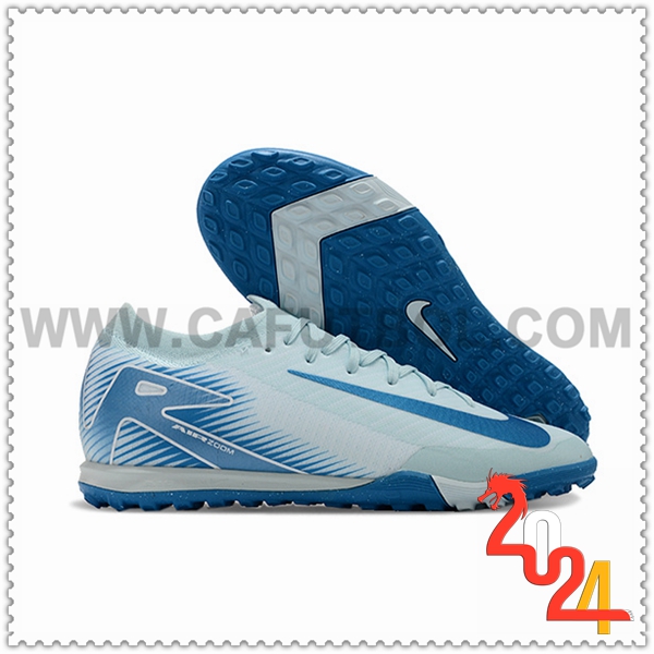 Nike Zapatos Futbol Air Zoom Mercurial Vapor XVI Elite TF Blanco/Azul