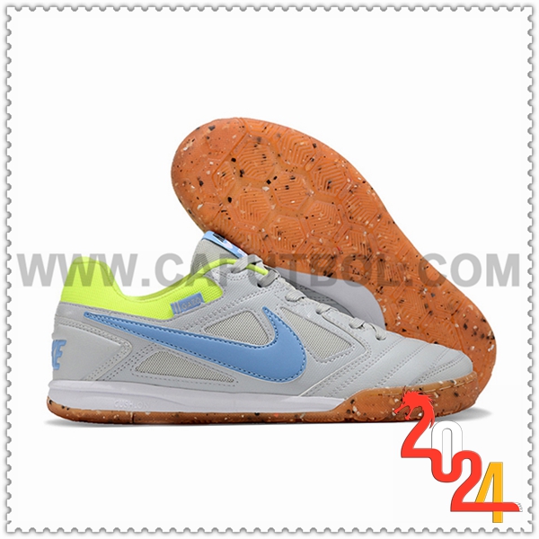 Nike Zapatos Futbol Supreme x Nike SB Gato Gris/Azul