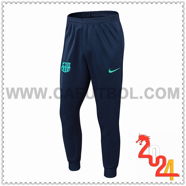 Pantalones Entrenamiento FC Barcelona Azul/Verde 2024 2025