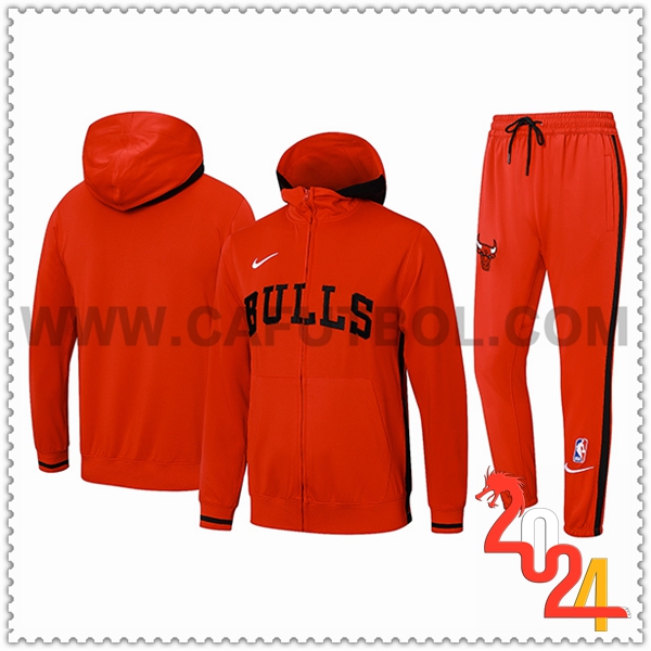 Chandal Futbol Chicago Bulls Rojo/Negro 2024 2025