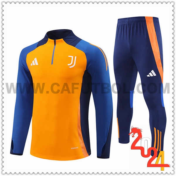 Chandal Futbol Juventus Naranja/Azul 2024 2025