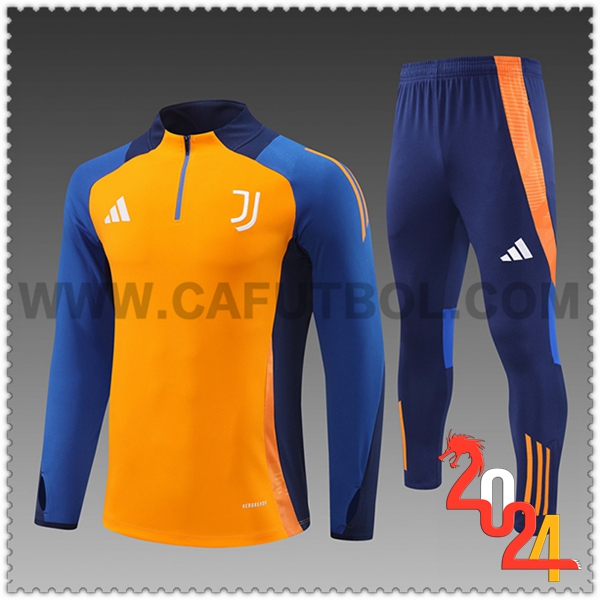 Chandal Futbol Juventus Ninos Naranja/Azul 2024 2025