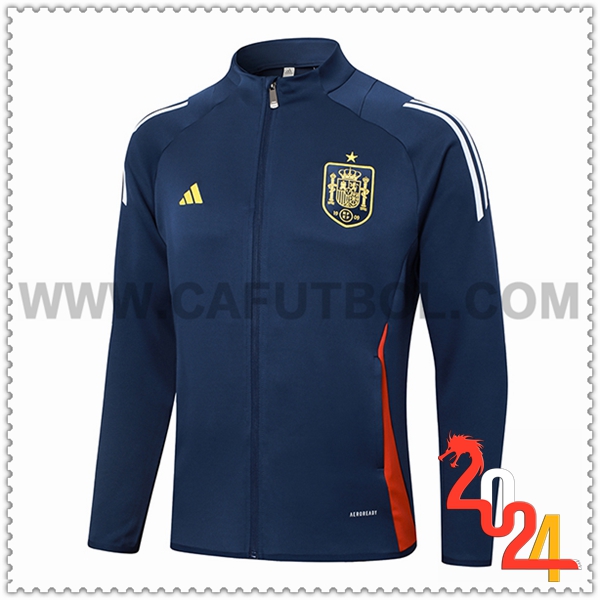 Chaquetas Futbol España azul real 2024 2025