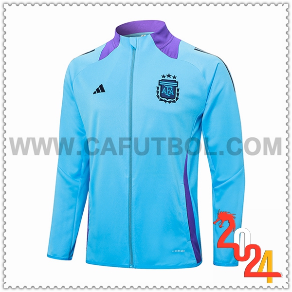 Chaquetas Futbol Argentina Azul/Violeta 2024 2025