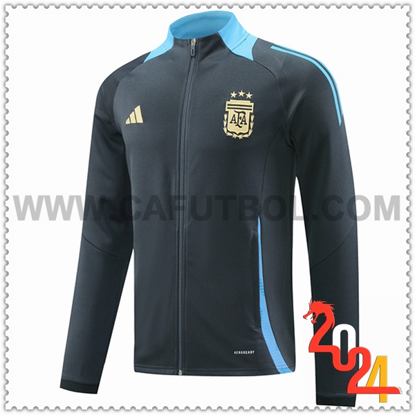 Chaquetas Futbol Argentina Gris Oscuro 2024 2025