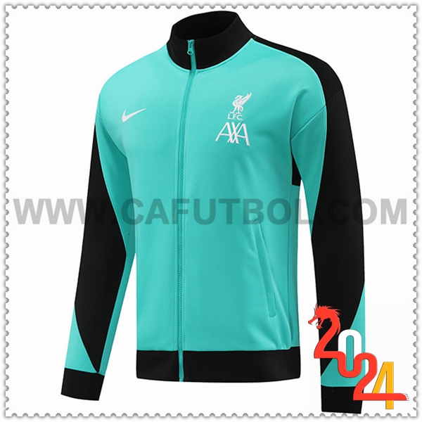 Chaquetas Futbol FC Liverpool Verde/Negro 2024 2025