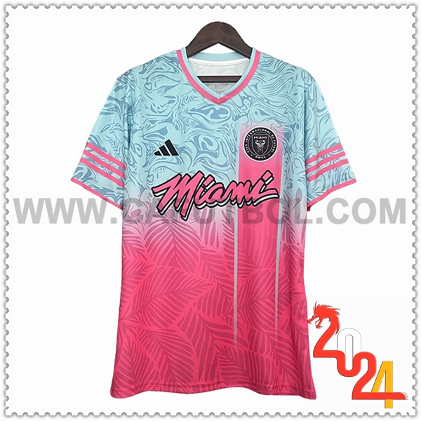 Camiseta Futbol Inter Miami CF Rose/Azul Edicion especial 2024 2025