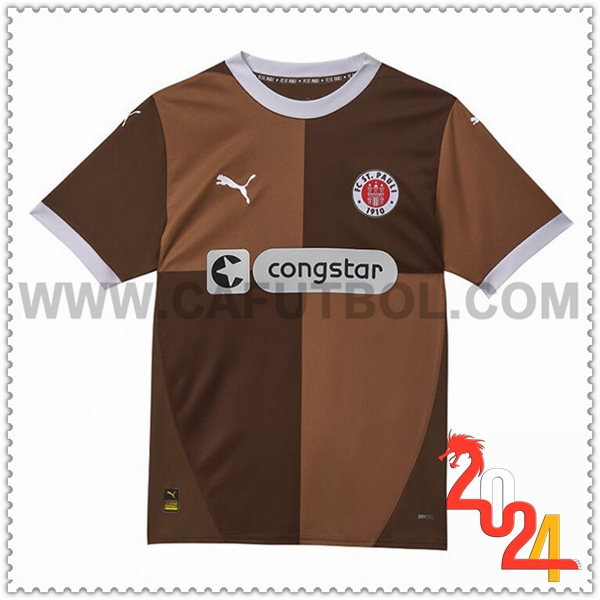 Primera Camiseta Futbol St Pauli 2024 2025