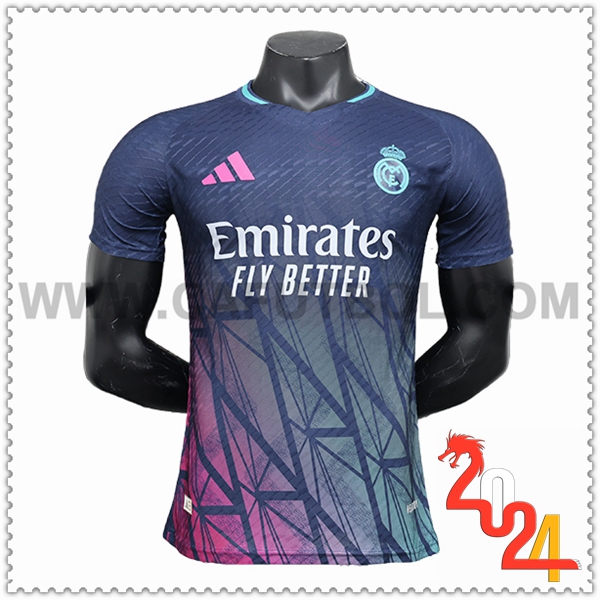 Camiseta Futbol Real Madrid Azul Marino Edicion especial 2024 2025