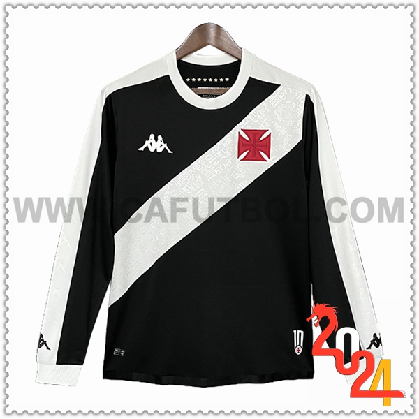 Primera Camiseta Futbol CR Vasco Da Gama Mangas largas 2024 2025