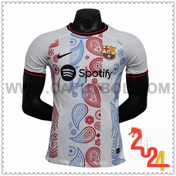 Camiseta Futbol FC Barcelona Blanco Edicion especial 2024 2025