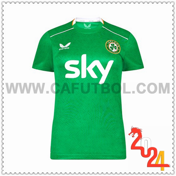 Primera Camiseta Futbol Irlanda Mujer 2024 2025