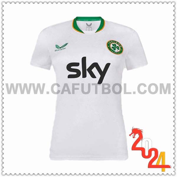 Tercero Camiseta Futbol Irlanda Mujer 2024 2025