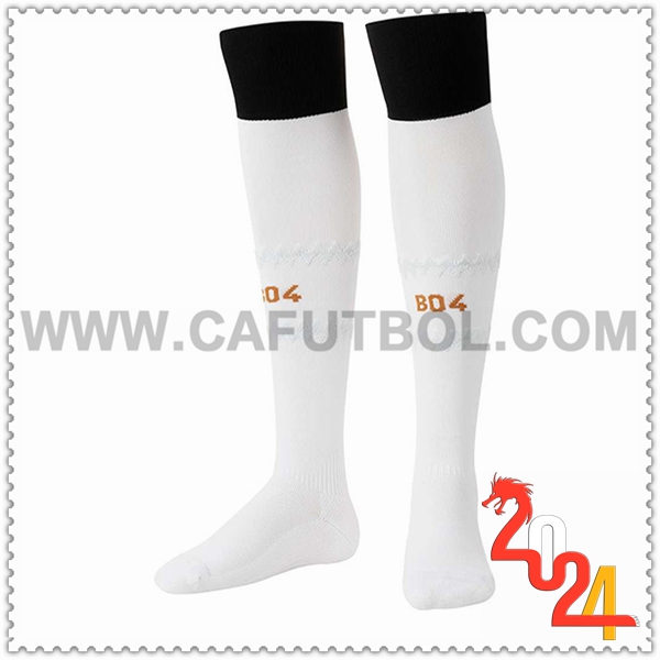 Segunda Calcetines Futbol Bayer 04 Leverkusen 2024 2025