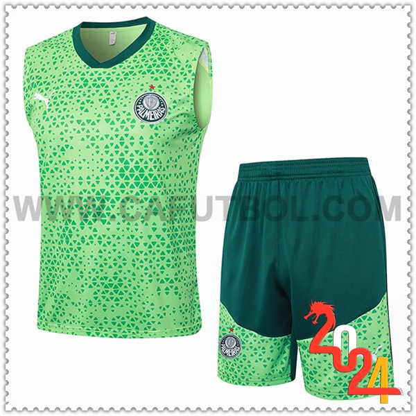 Camiseta Entrenamiento sin mangas Palmeiras Verde 2024 2025 -03