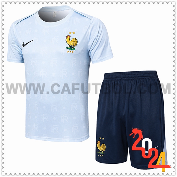 Camiseta Entrenamiento Francia Azul Claro 2024 2025